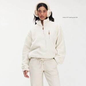 Parke Quarter Zip Fleece Pullover - Oat